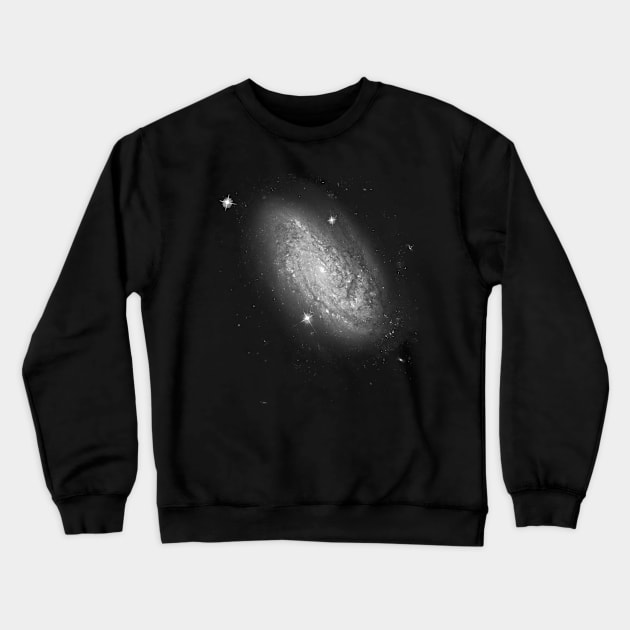 NGC3021 Galaxy  Astronomy Crewneck Sweatshirt by Scarebaby